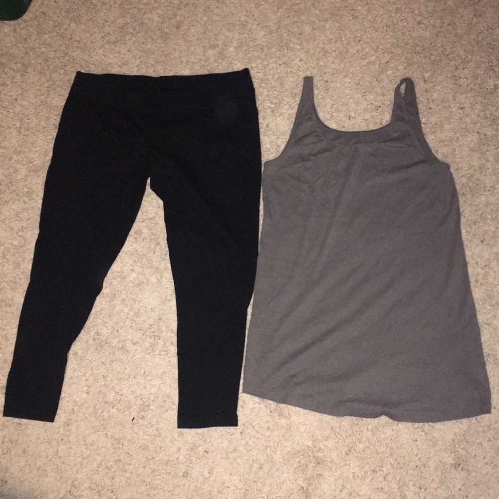 Old navy Maternity legging/tank